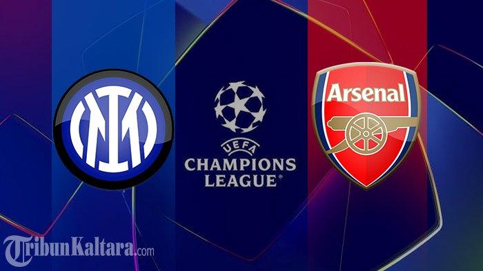 Inter Milan vs Arsenal di Liga Champions. (TribunKaltara.com/Cornel Dimas Satrio K)