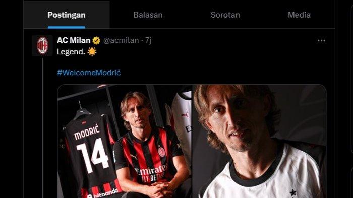 STATISTIK LUKA MODRIC - Intip profil dan statistik Luka Modric yang resmi jadi pemain AC Milan di Serie A Liga Italia. Hadirnya Luka Modric di AC Milan, bisa jadi ancaman klub Serie A lainnya termasuk Inter Milan.