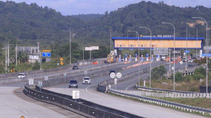 Ilustrasi Jalan Tol Balikpapan-Samarinda gerbang tol Palaran