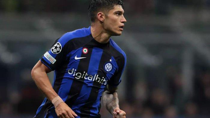 Joaquin Correa saat membela Inter Milan di Liga Champions.