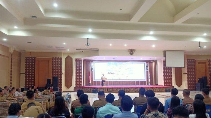 Sosialisasi dan interview bursa kerja atau job fair difadilitasi Disnaker Kabupaten Malinah melalui Irau ke-10 Malinau, Kalimantan Utara, Selasa (24/10/2023).