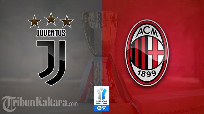 Juventus vs AC Milan di Supercoppa Italiana. (TribunKaltara.com/Cornel Dimas Satrio K)