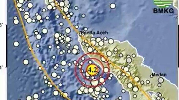 GEMPA TERKINI MEULABOH - Kali ini, BMKG infokan terjadinya gempa bumi di barat daya Meulaboh, Aceh. Cek kedalaman dan titik koordinat gempa Meulaboh, Aceh.