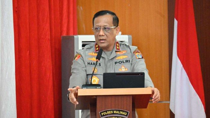 Kapolda Kaltara, Irjen Pol Hary Sudwijanto saat memaparkan kebijakan strategis Kapolda Kaltara di Polres Malinau, Kalimantan Utara, Selasa (7/1/2025