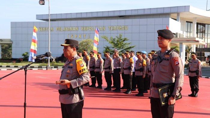 Kapolda Kaltara Irjen Pol Hary Sudwijanto pimpin apel pagi di Lapangan Polda Kaltara 