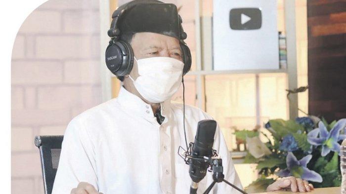 Kasmadi hadir di Studio Tribun Kaltim menceritakan aksinya yang viral di Proyek DAS Ampal Jl MT Haryono, Kota Balikpapan, beberapa waktu lalu.