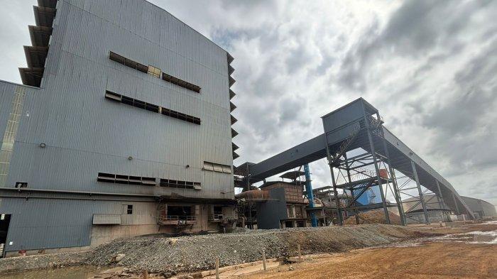 Kawasan produksi PT Kalimantan Ferro Industry yang berlokasi di Kutai Kartanegara, Kalimantan Timur.