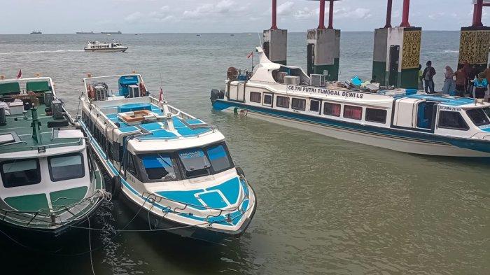 Keberangkatan speedboat di Pelabuhan Tengkayu Satu Tarakan. TRIBUNKALTARA.COM/ANDI PAUSIAH