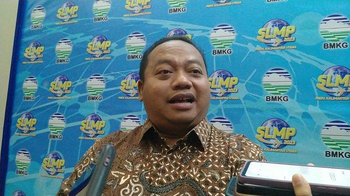 Kepala Badan Layanan Umum Kantor Unit Penyelenggara Bandar Udara Juwata Tarakan, Bambang Hartato. TRIBUNKALTARA.COM/ANDI PAUSIAH
