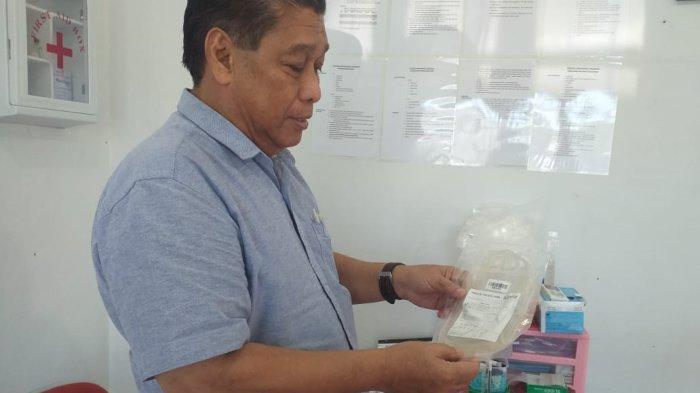 Ketua UDD PMI Bulunhan, Burhanuddin, saat ditemui TribunKaltara.com di Kantor PMI Bulungan, Jl Cendrawasih, Tanjung Selor, Bulungan, Sabtu (29/6/2024). (TribunKaltara.com/Rismayanti)