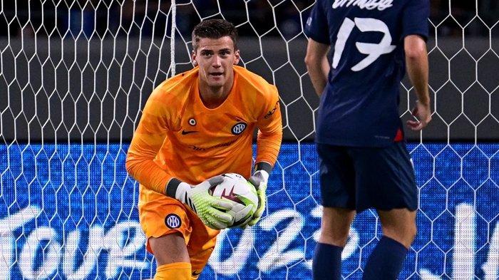 Kiper Inter Milan, Filip Stankovic saat pramusim di Jepang. (inter.it)