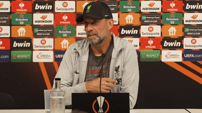 Jurgen Klopp saat konferensi pers Europa League jelang lawan LASK