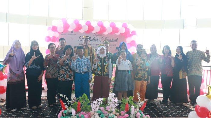 Pembukaan kegiatan Lomba Bertutur tingkat SD yang diselenggarakan DPK Kaltara, Kamis (1/8/2024)