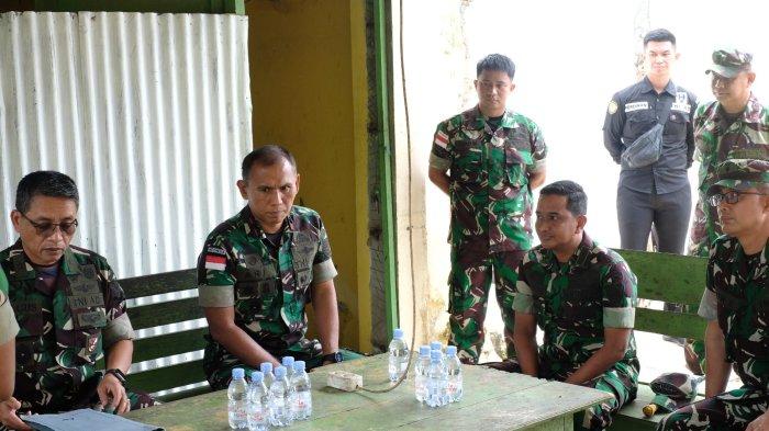 Tim dari Mabes TNI AD saat tiba di Makodim 0903/Bulungan, Rabu (20/09/2023) petang tadi
