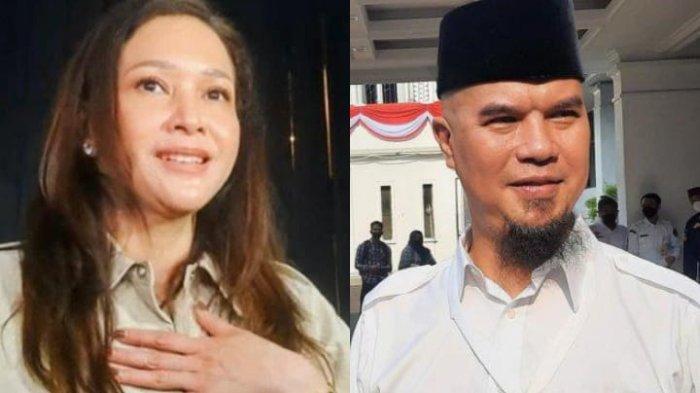 AHMAD DHANI KECEWA - (Kiri) Foto Maia Estianty yang diunggah Wartakotalive.com oleh Arie Puji Waluyo pada 15 Agustus 2024. (Kanan) Potret Ahmad Dhani Prasetyo dari Tribunnews.com. Ahmad Dhani kecewa Maia Estianty tak hadiri acara Ngunduh Mantu, singgung kebahagiaan putranya.