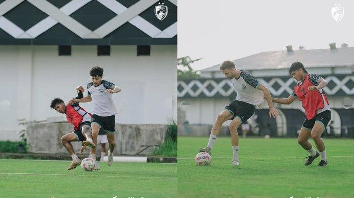 FOTO PSM latihan di Stadion Kalegowa. Terbaru, eks pemain klub berjuluk Juku Eja itu buka suara jelang laga Svay Rieng vs PSM Makassar di ASEAN Club Championship.