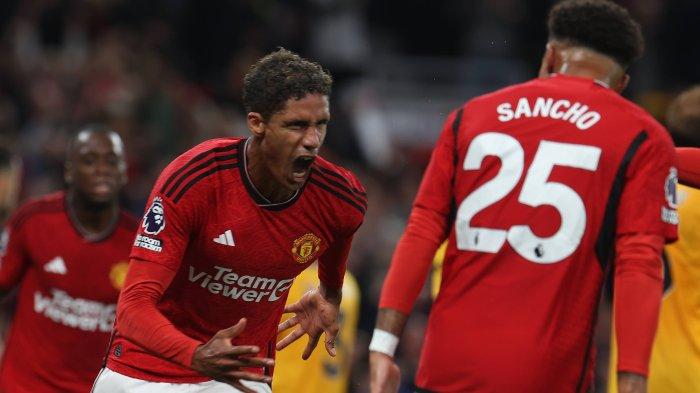 Manchester United vs Wolves di Liga Inggris, Senin (14/8/2023). (Twitter/@ManUtd)