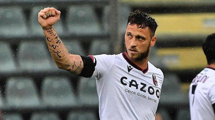 Marko Arnautovic ketika memperkuat Bologna.