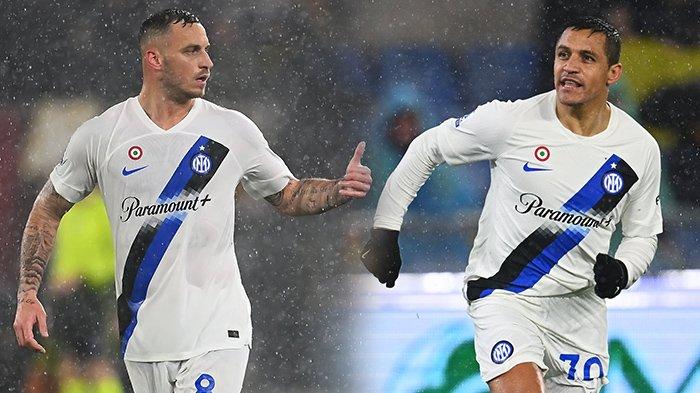 Dua penyerang veteran Inter Milan, Marko Arnautovic dan Alexis Sanchez.