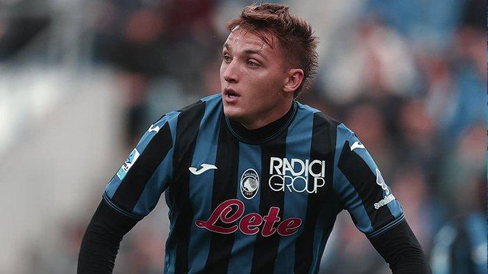 Mateo Retegui saat pertandingan Atalanta vs Genoa, pada giornata 7 Liga Italia Serie A, di Gewiss Stadium, Minggu (6/10/2024).