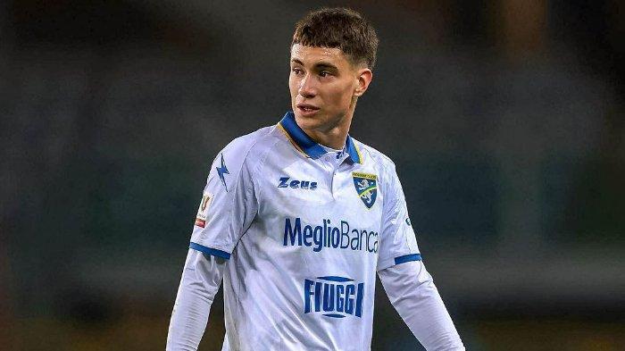 Matias Soule ketika memperkuat Frosinone musim 2023/2024.