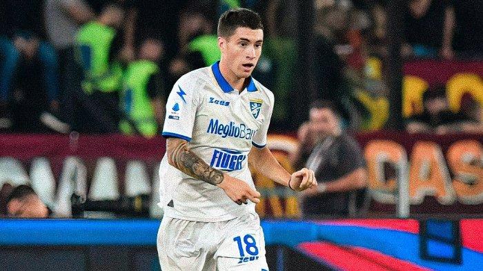 Matias Soule ketika memperkuat Frosinone di Liga Italia Serie A musim 2023/2024.