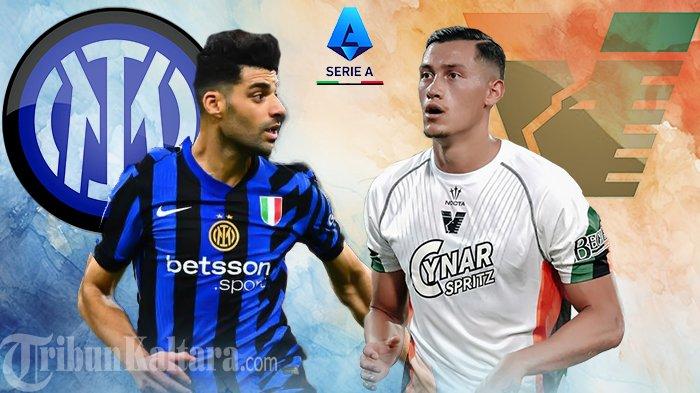 Inter Milan vs Venezia di Liga Italia.