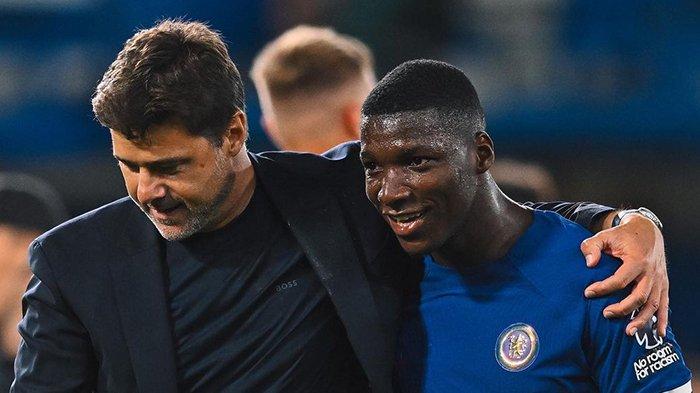 Moises Caicedo dan Mauricio Pochettino