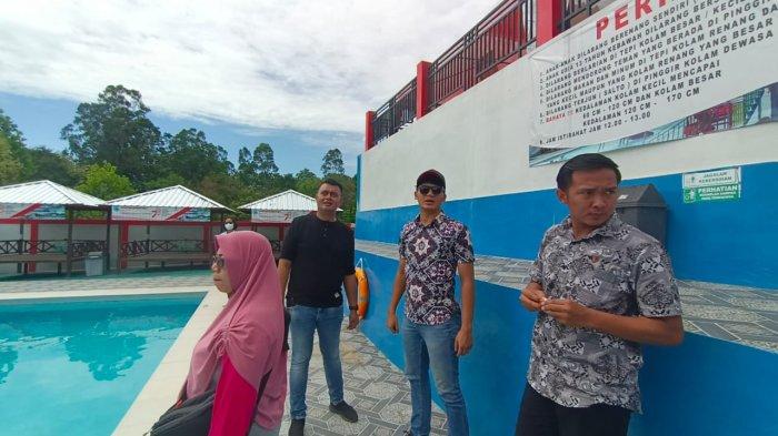 Mewakili Kapolres Tarakan dan Kasat Reskrim Polres Tarakan, Kanit Pidum Satreskrim Polres Tarakan, IPDA Muhammad Izzadin Abdillah turut melakukan peninjauan di lokasi Amal Beach Waterpark Iskandar Family Kota Tarakan berlokasi Kelurahan Pantai Amal, Jumat (22/9/2023).