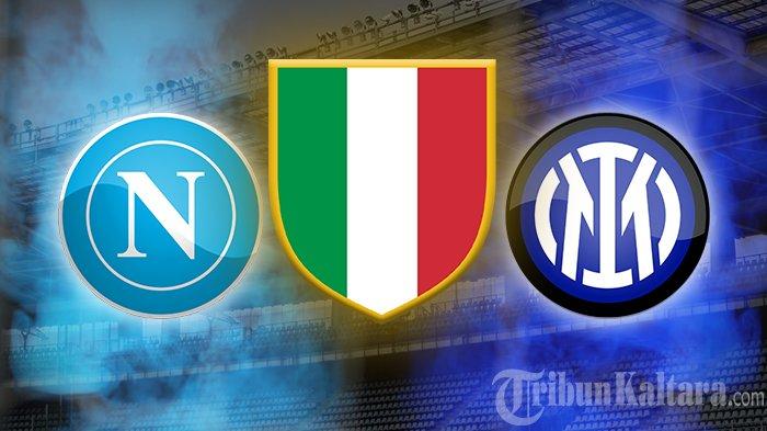 NAPOLI RAIH SCUDETTO - Logo Napoli dan Inter Milan. Simak reaksi Antonio Conte setelah Napoli gasak Cagliari hingga akhirnya raih Scudetto Liga Italia 2024/2025, duo eks Man Utd jadi bintang, hingga paksa Inter Milan gigit jari.