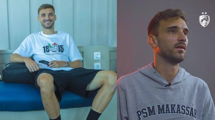 Nermin Haljeta striker anyar Juku Eja di Liga 1 juga beber pesan kepada suporter PSM Makassar jelang duel Persib Bandung di Piala Presiden 2024.