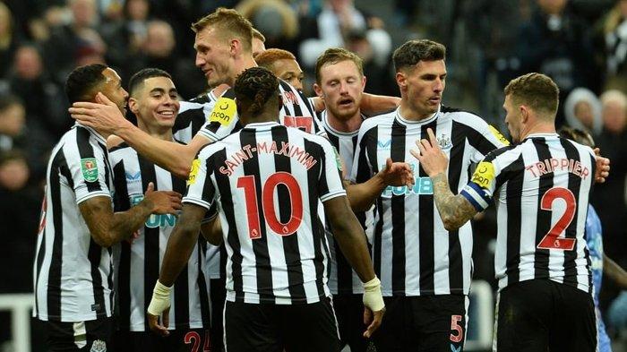 Selebrasi para pemain Newcastle United di Liga Inggris 2022/2023. (Instagram/@nufc)