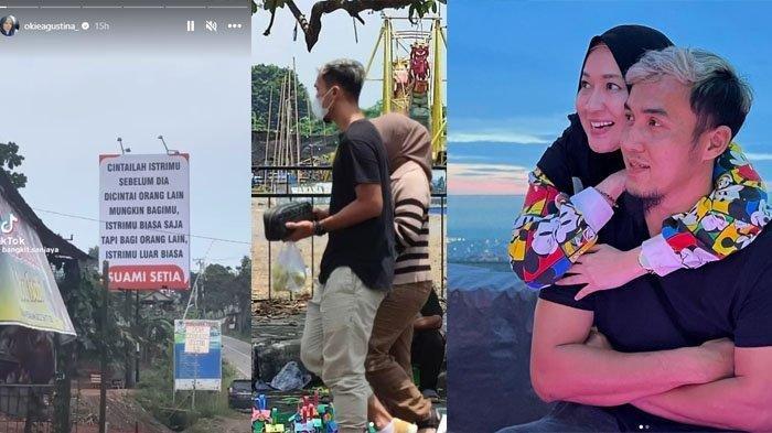 Beredar foto sosok pria mirip Gunawan Dwi Cahyo sedang jalan dengan wanita lain yang diduga bukan Okie Agustina.