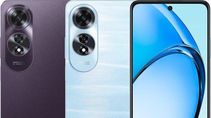 Dua varian warna yang ditawarkan oleh Oppo A60, Ripple Blue dan Midnight Purple (gsmarena.com)
