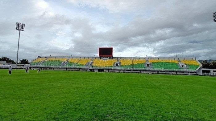 STADION BJ HABIBIE - Kondisi Markas PSM Makassar Stadion BJ Habibie, Parepare, Sulawesi Selatan, Rabu (15/1/2025). Kini setelah polisi datangi Stadion BJ Habibie, giliran utusan PT LIB yang akan datang ke markas PSM itu sebelum digelar laga kontra Persebaya di pekan ke-26 Liga 1.