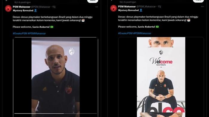 PROFIL SAVIO ROBERTO - PSM umumkan gabungnya Savio Roberto jelang kick off Super League 2025/2026. Lihat profil dan statistik Savio Roberto, gelandang serang anyar PSM Makassar di Super League 2025/2026 yang digadang jadi penerus Wiljan Pluim, Persijap Jepara jadi ujian perdana. (Tangkapan Layar x @PSM_Makassar)