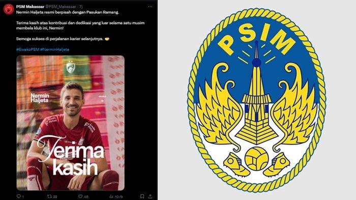 PROFIL NERMIN HALJETA - PSM umumkan telah melepas Nermin Haljeta eks top skor PSM Makassar di Liga 1 2024/2025. Berikut ini profil Nermin Haljeta top skor PSM Makassar di Liga 1 2024/2025 yang kini hengkang dari klub berjuluk Juku Eja itu, dan kini dirumorkan gabung PSIM Yogyakarta.