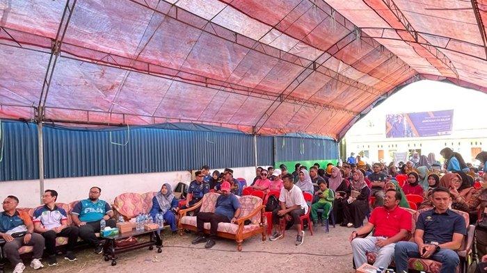 PT Nunukan Jaya Lestari (NJL) rayakan Bulan K3 (Kesehatan dan Keselamatan Kerja) bersama warga Kecamatan Sei Menggaris, Senin (12/02/2024).
TRIBUNKALTARA.COM/ Febrianus Felis.