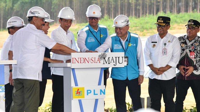 PT PLN (Persero) saat resmikan PLTS dengan kapasitas 50 MW di IKN Nusantara