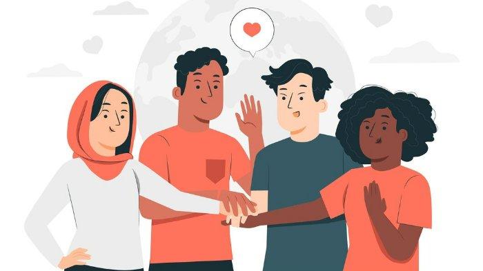 Ilustrasi - Simak kumpulan pantun tentang silaturahmi yang berisi pesan bijak akan pentingnya menyambung tali persaudaraan, yuk bagikan!