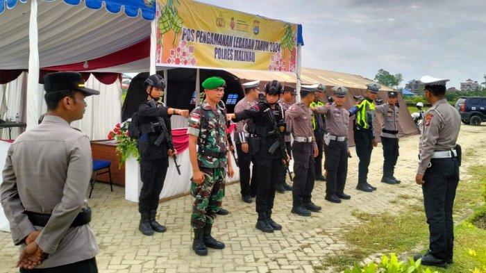 Pelaksanaan pengamanan dan pemantauan arus mudik di Malinau jelang cuti bersama Idul Fitri di Malinau, Kalimantan Utara, Minggu (7/4/2024) (TRIBUNKALTARA.COM / MOHAMMAD SUPRI)