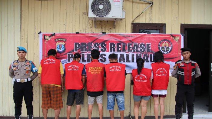 Polres Malinau Ungkap Jaringan Narkotika 6 Tersangka Ditangkap, 2 di Antaranya Perempuan