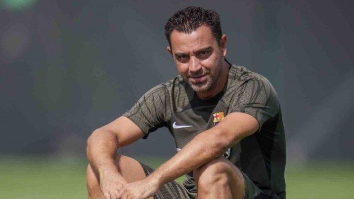 Pelatih Barcelona Xavi Hernandez. (Twitter/@FCBarcelona)