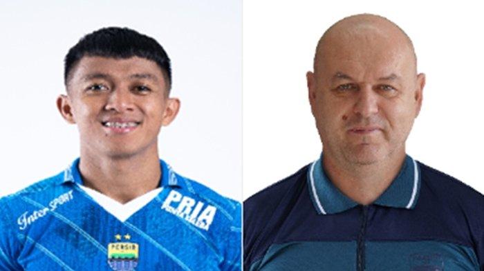 Pelatih Persib Bandung Bojan Hodak (kanan) beber info terkini soal Febri Hariyadi yang dulunya jadi salah satu 'pemain kesayangan' Luis Milla.