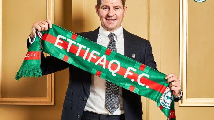 Pelatih baru klub asal Arab Saudi Ettifaq Steven Gerrard (twitter/ @ettifaq)
