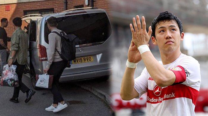 Pemain incaran Liverpool Wataru Endo dikabarkan telah selesaikan tes medis. kolase (Twitter/@FabrizioRomano)
