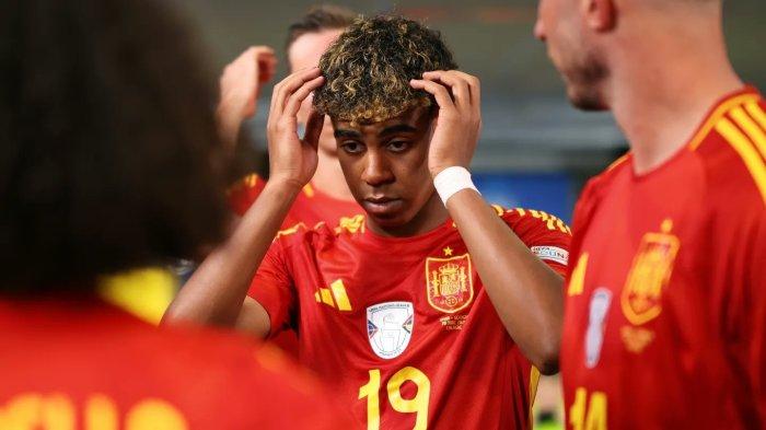 Pemain muda Spanyol Lamine Yamal di Euro 2024. (Twitter/@EURO2024)