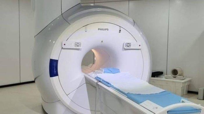 PEMERIKSAAN MRI – Penampakan alat MRI 1,5 Tesla milik RSDSS Tanjung Selor, tahun ini difungsikan dan dicover BPJS (TribunKaltara.com / Dokumen Tribun)