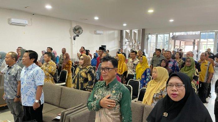 Bankaltimtara Cabang Nunukan gandeng PT Taspen Tarakan lakukan sosialisasi program dan produk pensiunan bagi ASN di lingkungan Pemerintah Kabupaten Nunukan, Kamis (22/02/2024).
