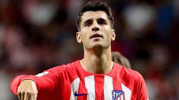 Penyerang Atletico Madrid, Alvaro Morata.
